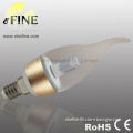 3W led candle flame with pole E14